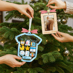 Baby’s First Christmas Shaking Ornament – Personalized Keepsake Gift for Boy or Girl